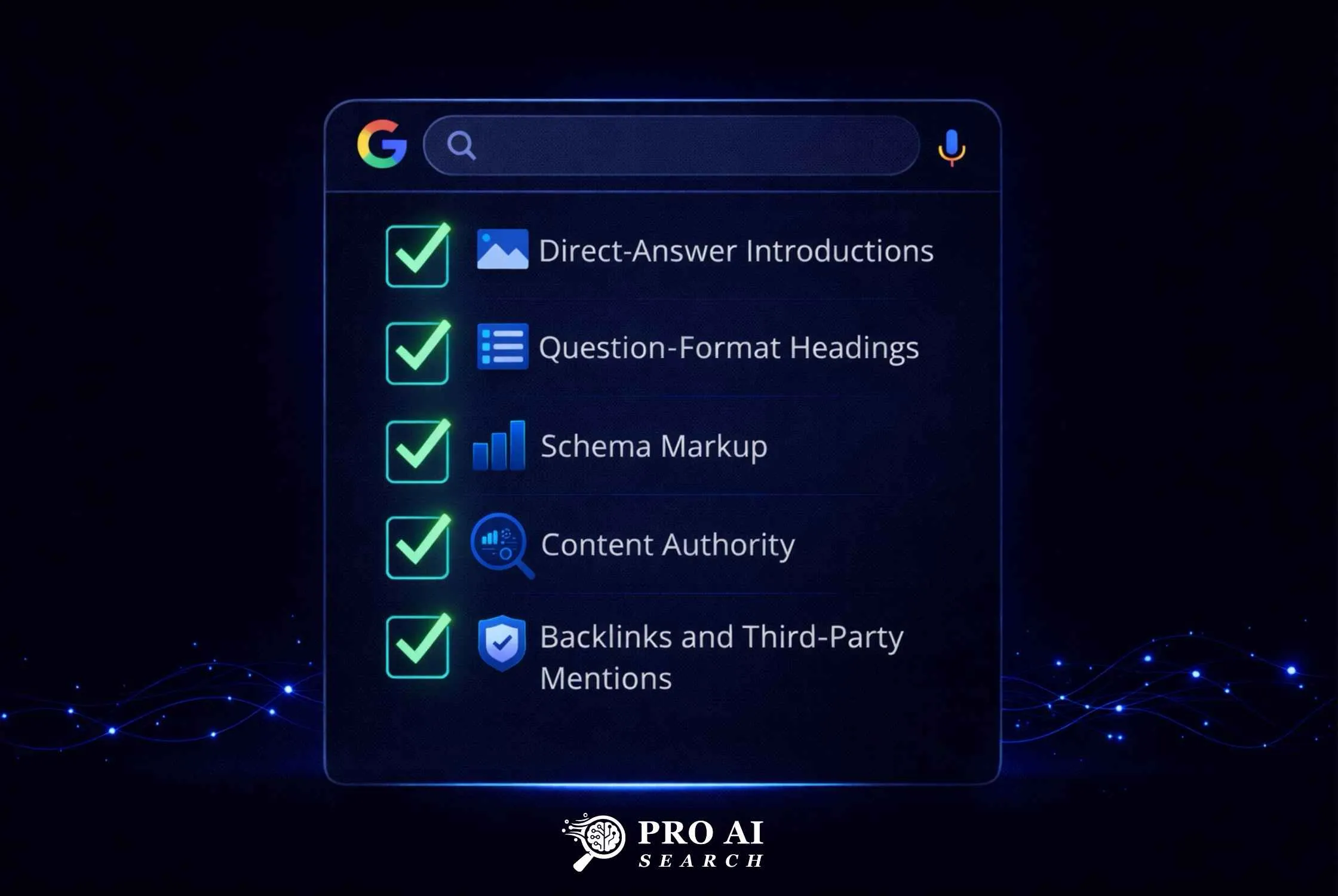 How to appear in Google AI Overviews checklist for Indian businesses