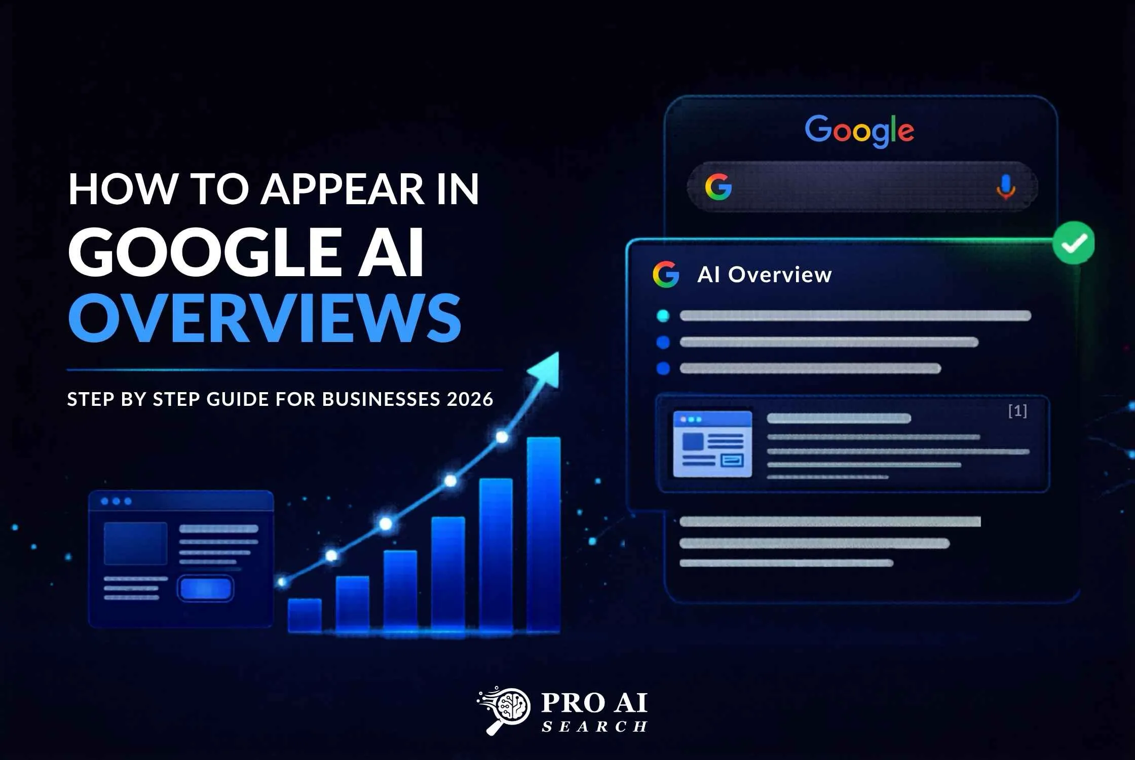 How to appear in Google AI Overviews - step by step guide for businesses 2026