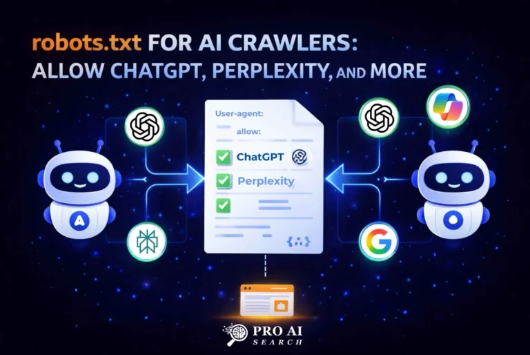 robots.txt for AI Crawlers: Allow ChatGPT, Perplexity, and More