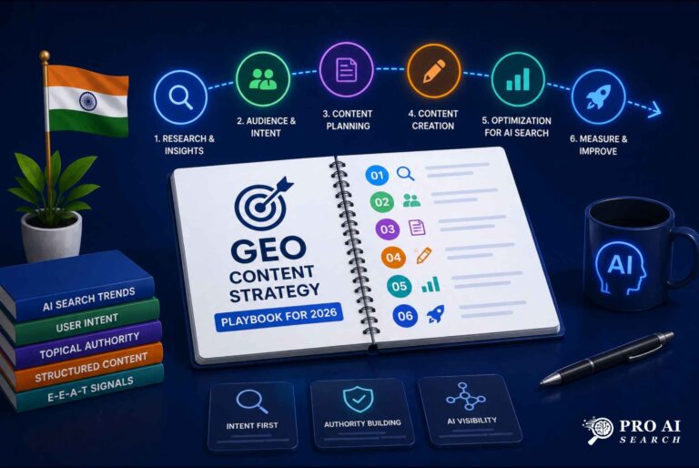 GEO Content Strategy: Step-by-Step Playbook for 2026