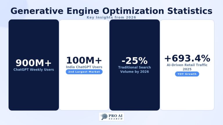Generative Engine Optimization Statistics: Essential 2026 Data