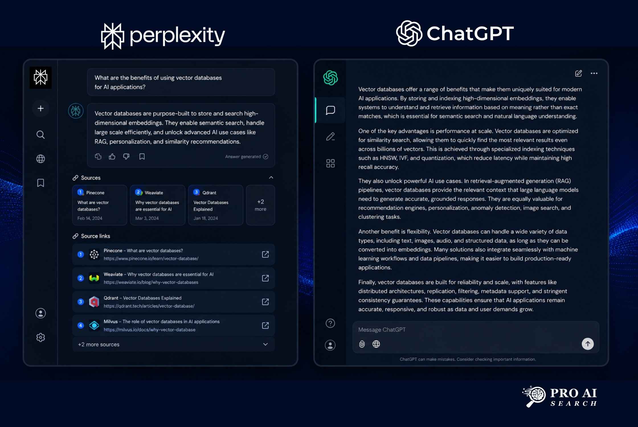 perplexity vs chatgpt comparison showing two different AI search approaches in 2026